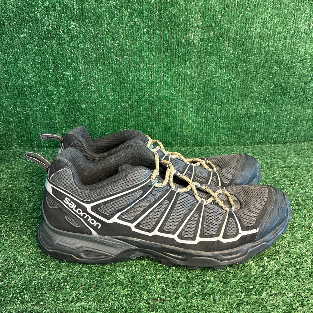 Salomon X-Ultra Contagrip Mesh Ortholite Trail Hiking Shoes Black Mens Size 13